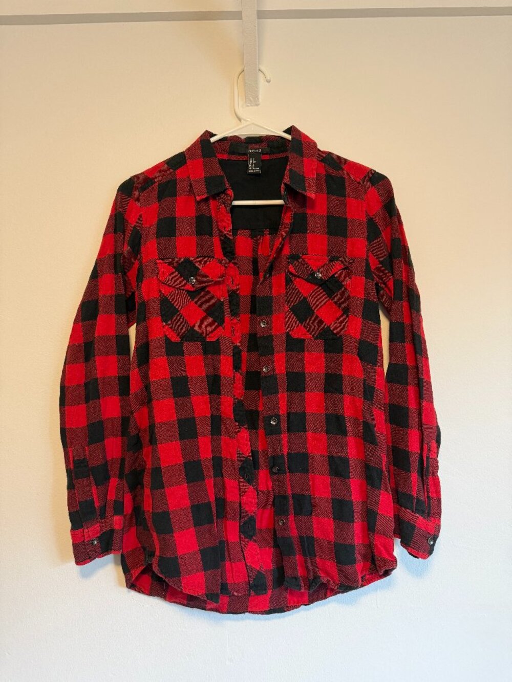 Buffalo Plaid Flannel Shirt - Small